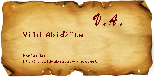 Vild Abiáta névjegykártya